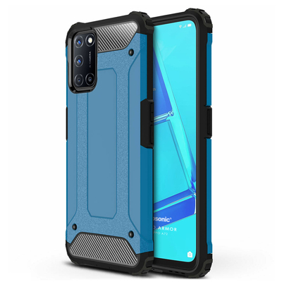 Microsonic Oppo A72 Kılıf Rugged Armor Mavi