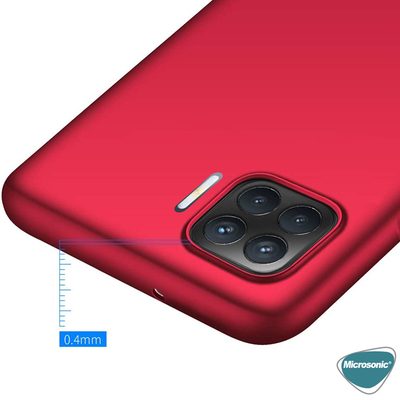 Microsonic Oppo A73 Kılıf Matte Silicone Kırmızı