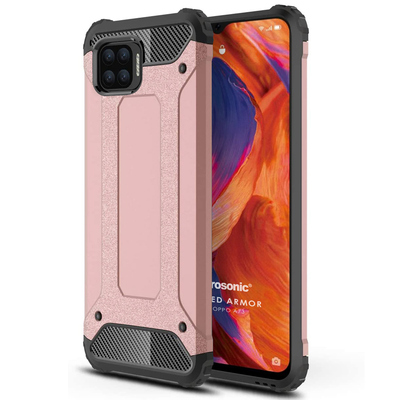 Microsonic Oppo A73 Kılıf Rugged Armor Rose Gold