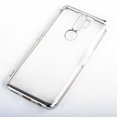Microsonic Oppo A9 2020 Kılıf Skyfall Transparent Clear Gümüş
