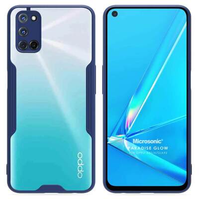 Microsonic Oppo A92 Kılıf Paradise Glow Lacivert