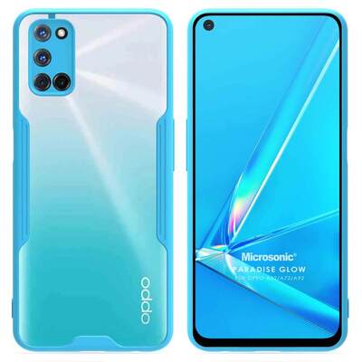 Microsonic Oppo A92 Kılıf Paradise Glow Turkuaz