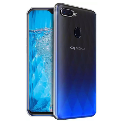 Microsonic Oppo F9 Pro Kılıf Kılıf Transparent Soft Beyaz