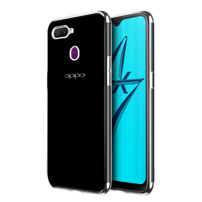 Microsonic Oppo F9 Pro Kılıf Skyfall Transparent Clear Gümüş