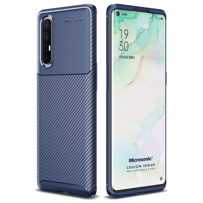 Microsonic Oppo Reno 3 Pro Kılıf Legion Series Lacivert