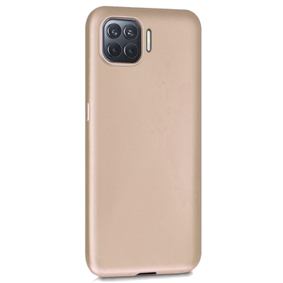 Microsonic Oppo Reno 4 Lite Kılıf Matte Silicone Gold