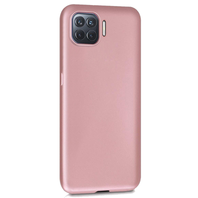 Microsonic Oppo Reno 4 Lite Kılıf Matte Silicone Rose Gold