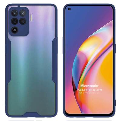 Microsonic Oppo Reno 5 Lite Kılıf Paradise Glow Lacivert