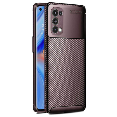 Microsonic Oppo Reno 5 Pro 5G Kılıf Legion Series Kahverengi