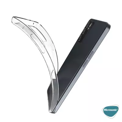 Microsonic Oppo Reno 6 4G Kılıf Transparent Soft Beyaz
