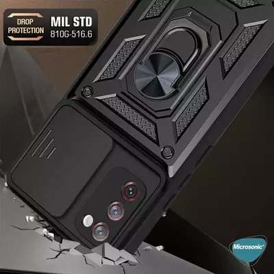 Microsonic Realme 11 Pro+ Kılıf Impact Resistant Siyah