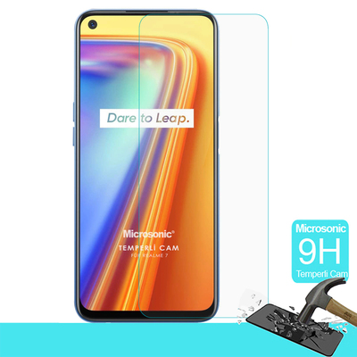 Microsonic Realme 7 Tempered Glass Cam Ekran Koruyucu