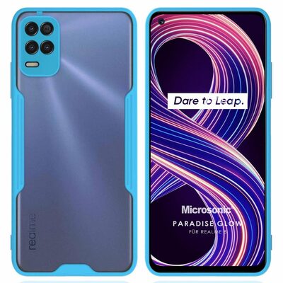 Microsonic Realme 8 Pro Kılıf Paradise Glow Turkuaz