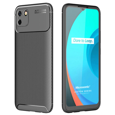 Microsonic Realme C11 Kılıf Legion Series Siyah