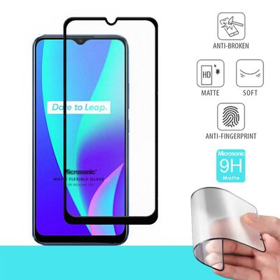 Microsonic Realme C21 Matte Flexible Ekran Koruyucu Siyah