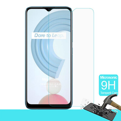 Microsonic Realme C21 Tempered Glass Cam Ekran Koruyucu