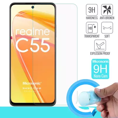 Microsonic Realme C55 Nano Glass Cam Ekran Koruyucu