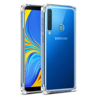 Microsonic Samsung A9 2018 Kılıf Anti Shock Silikon Şeffaf