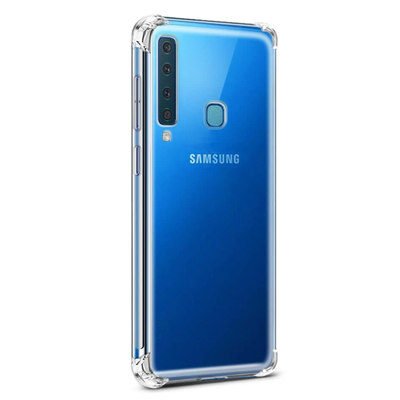 Microsonic Samsung A9 2018 Kılıf Anti Shock Silikon Şeffaf