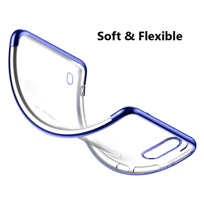 Microsonic Samsung Galaxy A01 Kılıf Skyfall Transparent Clear Gümüş