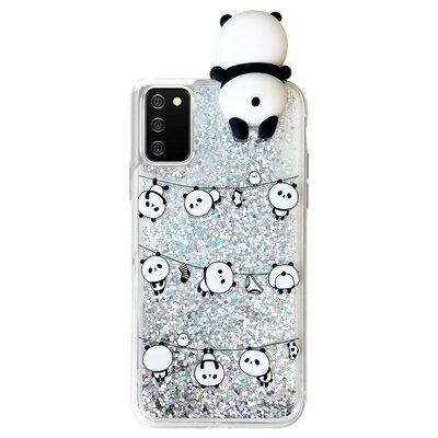 Microsonic Samsung Galaxy A02s Kılıf Cute Cartoon Panda