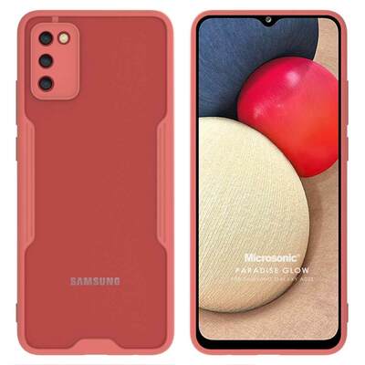 Microsonic Samsung Galaxy A02S Kılıf Paradise Glow Pembe