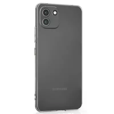 Microsonic Samsung Galaxy A03 Kılıf Transparent Soft Şeffaf