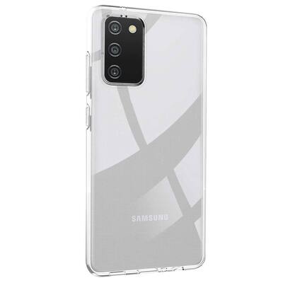 Microsonic Samsung Galaxy A03s Kılıf Transparent Soft Beyaz