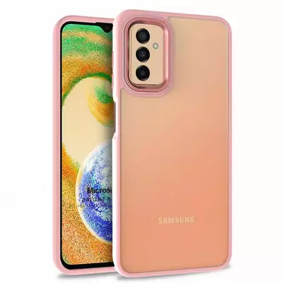 Microsonic Samsung Galaxy A04S Kılıf Bright Planet Rose Gold