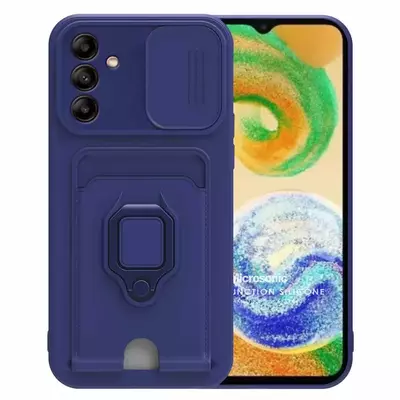 Microsonic Samsung Galaxy A04S Kılıf Multifunction Silicone Lacivert