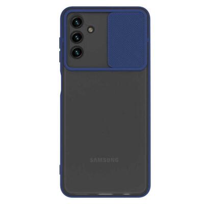 Microsonic Samsung Galaxy A04S Kılıf Slide Camera Lens Protection Lacivert