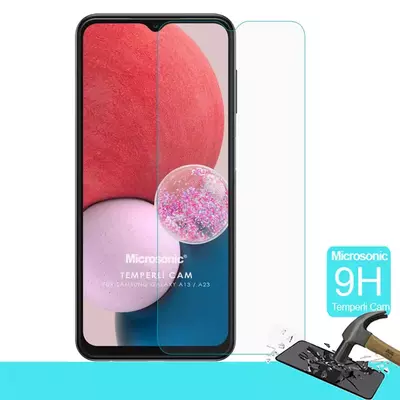 Microsonic Samsung Galaxy A04S Tempered Glass Cam Ekran Koruyucu