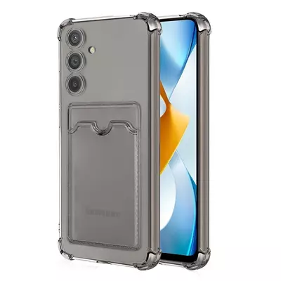 Microsonic Samsung Galaxy A05s Card Slot Shock Kılıf Füme