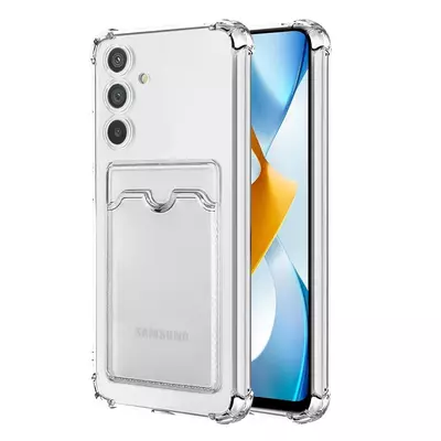 Microsonic Samsung Galaxy A05s Card Slot Shock Kılıf Şeffaf