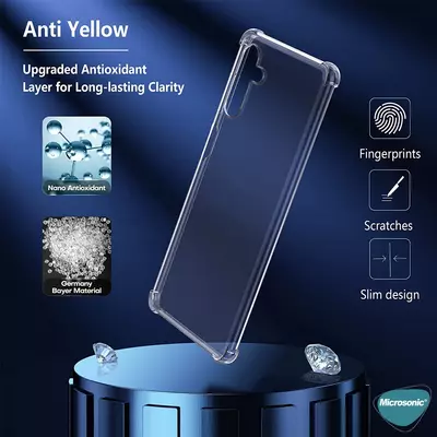 Microsonic Samsung Galaxy A05s Kılıf Shock Absorbing Şeffaf