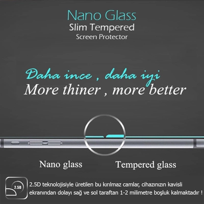 Microsonic Samsung Galaxy A05s Screen Protector Nano Glass Cam Ekran Koruyucu (3`lü Paket)