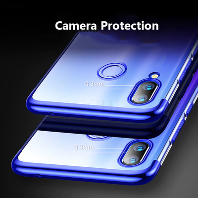Microsonic Samsung Galaxy A10S Kılıf Skyfall Transparent Clear Kırmızı
