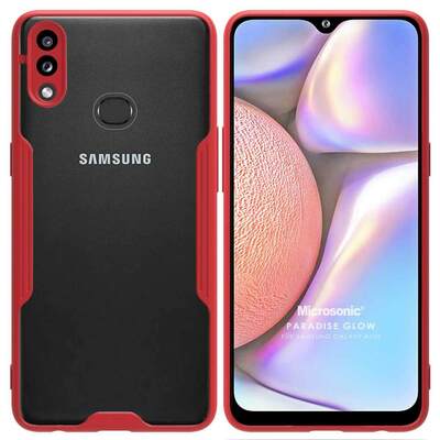 Microsonic Samsung Galaxy A10S Kılıf Paradise Glow Kırmızı
