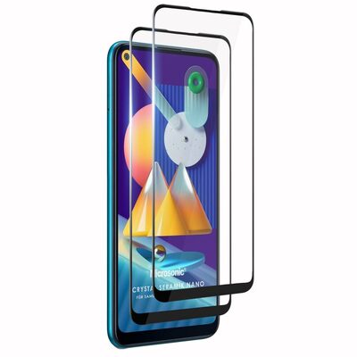 Microsonic Samsung Galaxy A11 Crystal Seramik Nano Ekran Koruyucu Siyah (2 Adet)
