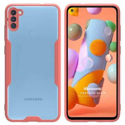 Microsonic Samsung Galaxy A11 Kılıf Paradise Glow Pembe