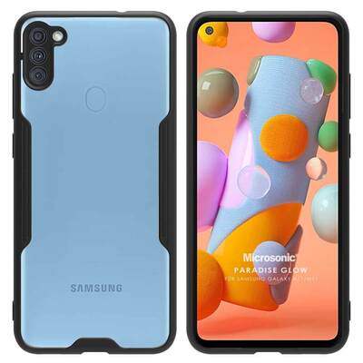 Microsonic Samsung Galaxy A11 Kılıf Paradise Glow Siyah
