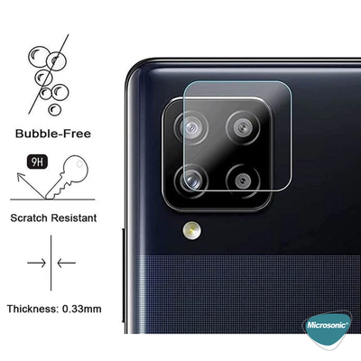 Microsonic Samsung Galaxy A12 Kamera Lens Koruyucu