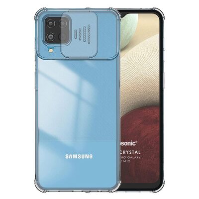 Microsonic Samsung Galaxy A12 Kılıf Chill Crystal Şeffaf