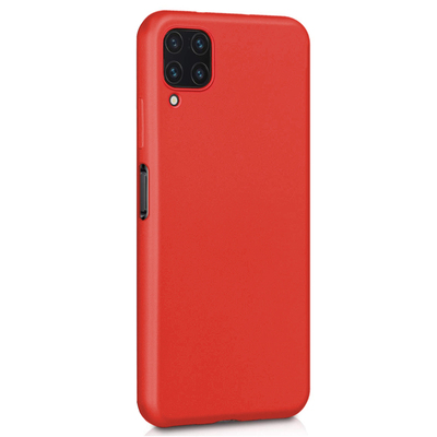 Microsonic Samsung Galaxy A12 Kılıf Matte Silicone Kırmızı