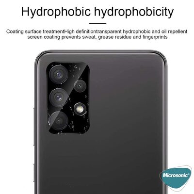 Microsonic Samsung Galaxy A13 4G Kamera Lens Koruma Camı V2 Siyah