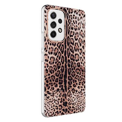 Microsonic Samsung Galaxy A13 4G Natural Feel Desenli Kılıf Leopard