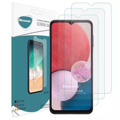 Microsonic Samsung Galaxy A13 5G Screen Protector Nano Glass Cam Ekran Koruyucu (3`lü Paket)