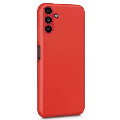Microsonic Samsung Galaxy A13 Kılıf Matte Silicone Kırmızı