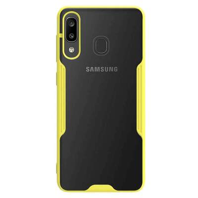 Microsonic Samsung Galaxy A20 Kılıf Paradise Glow Sarı