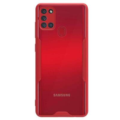 Microsonic Samsung Galaxy A21S Kılıf Paradise Glow Kırmızı